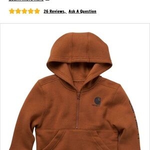 Carhartt Kids' White Hoodie